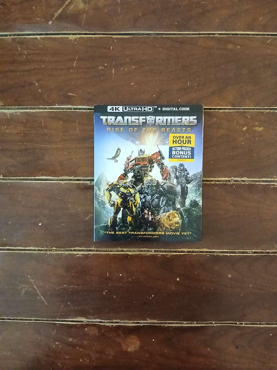 Transformers Rise Of The Beast 4K Ultra HD Blu Ray