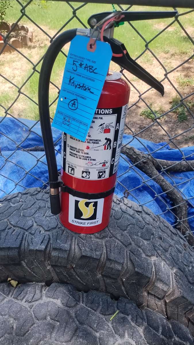 small fire extinguisher