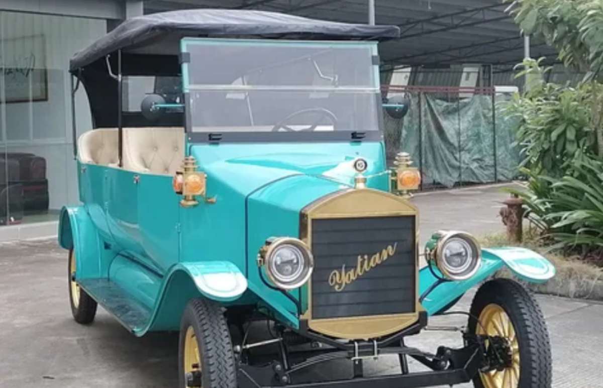 classic vintage golf cart