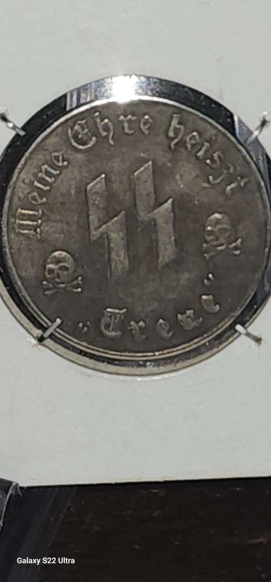 wwii 90 percent silver 50 groschen german NZI