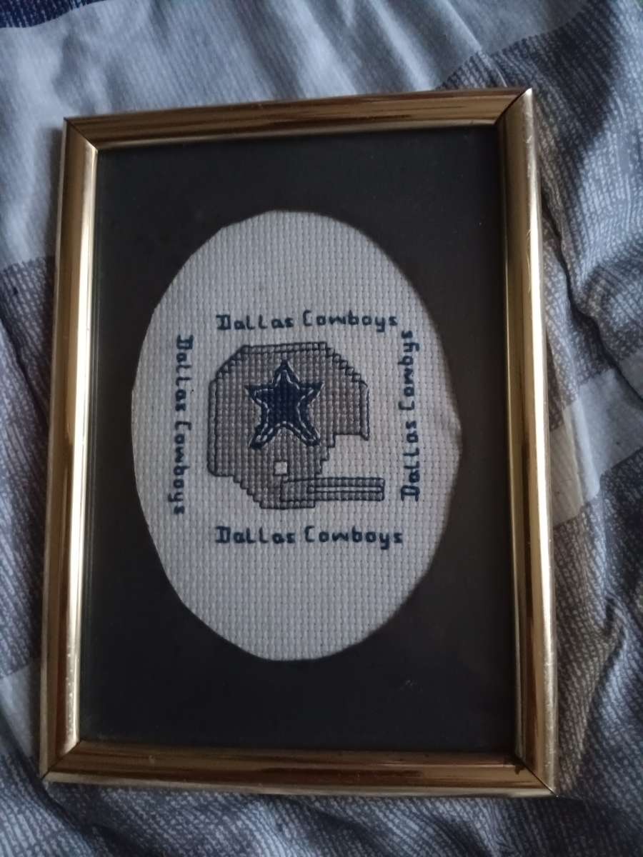 Dallas Cowboys needlepoint