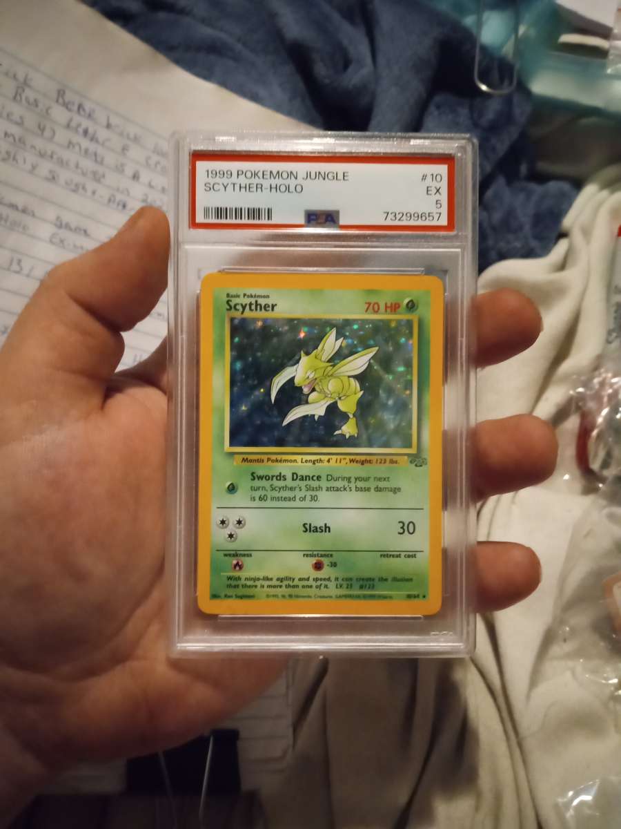 Vintage rare SCYTHERHOLO PSA SLAB