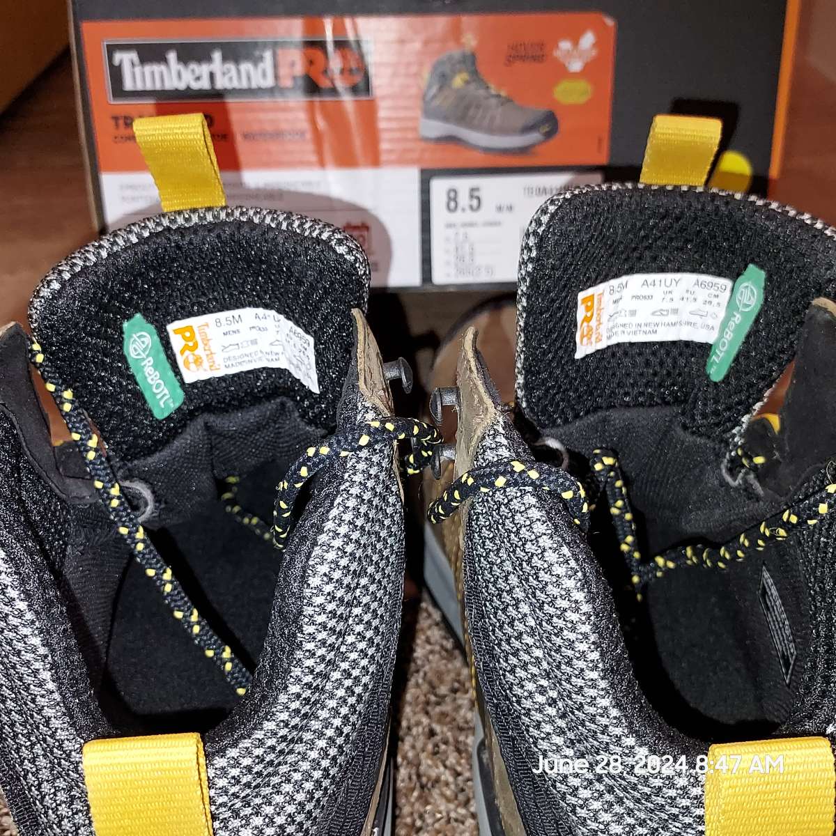 Timberland boots Safety Composite Toe Mens 85  Work boots