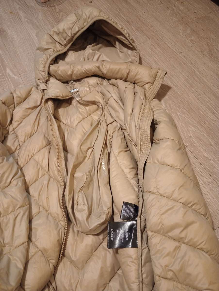 womans gold London fog coat