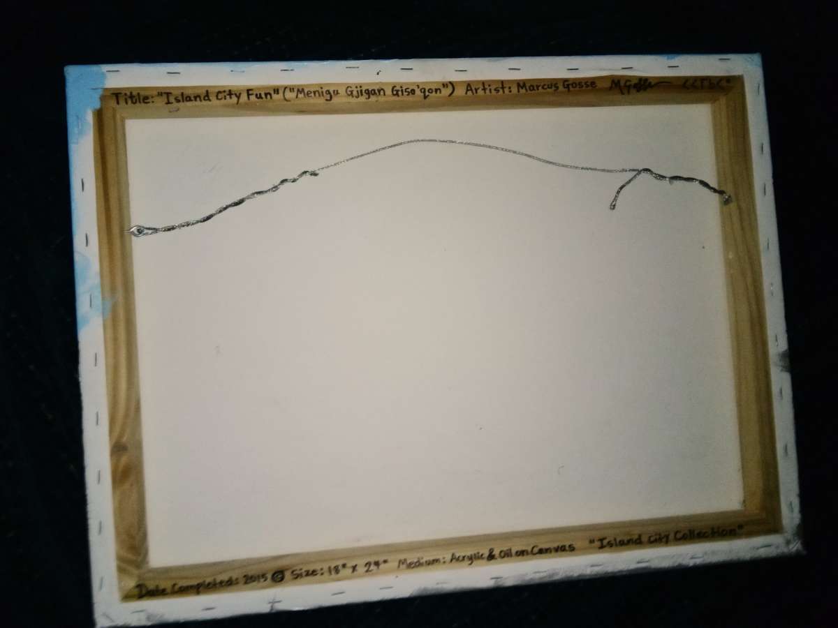 oil acrylic painting by world famous Marcus Gosse