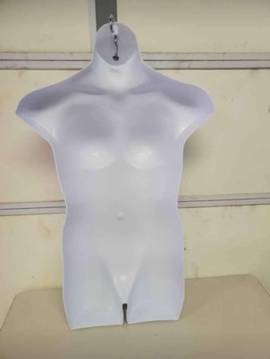 White Molded Female Mannequin With Hook  Boutique  RRR Appar