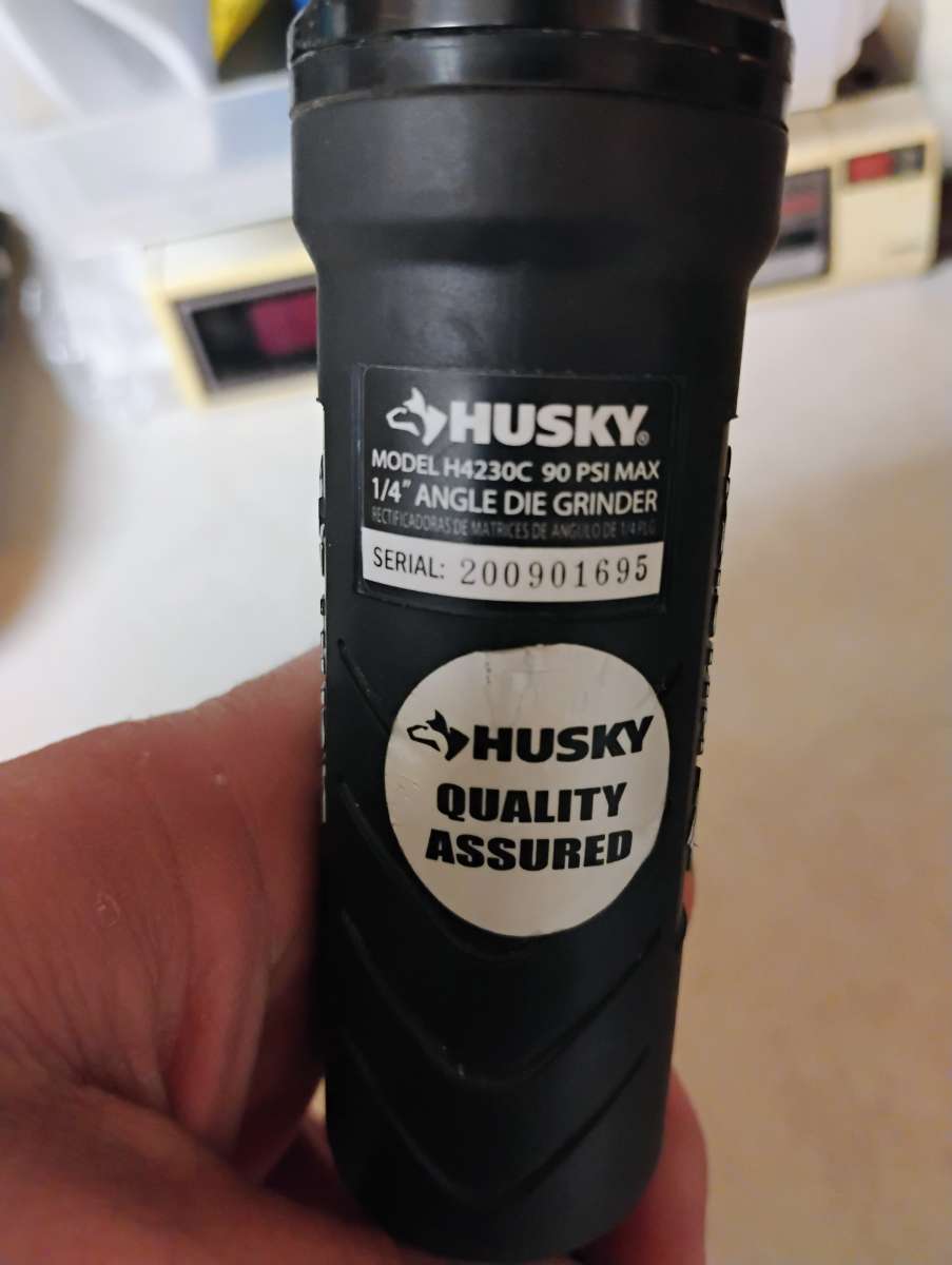 husky pneumatic angle grinder