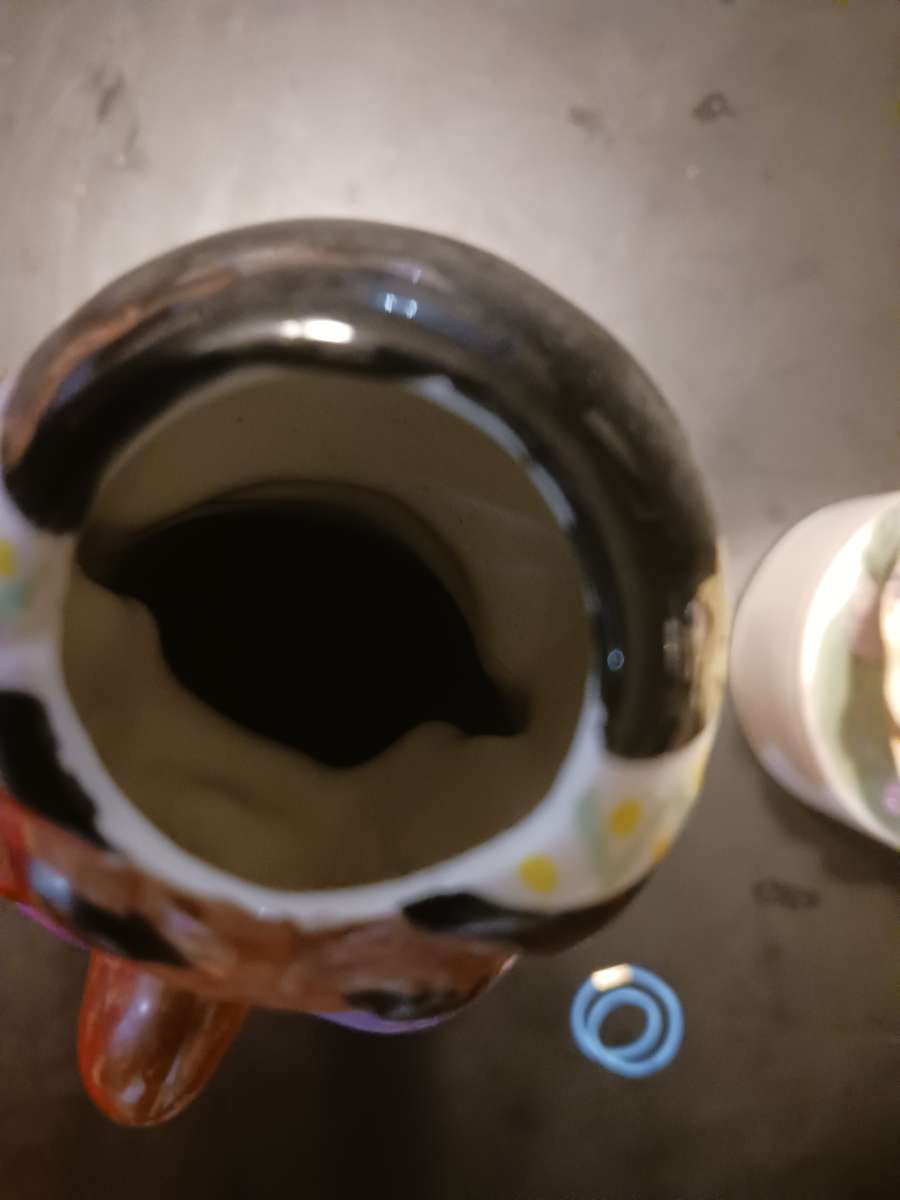 female and male Indian fire water decanters