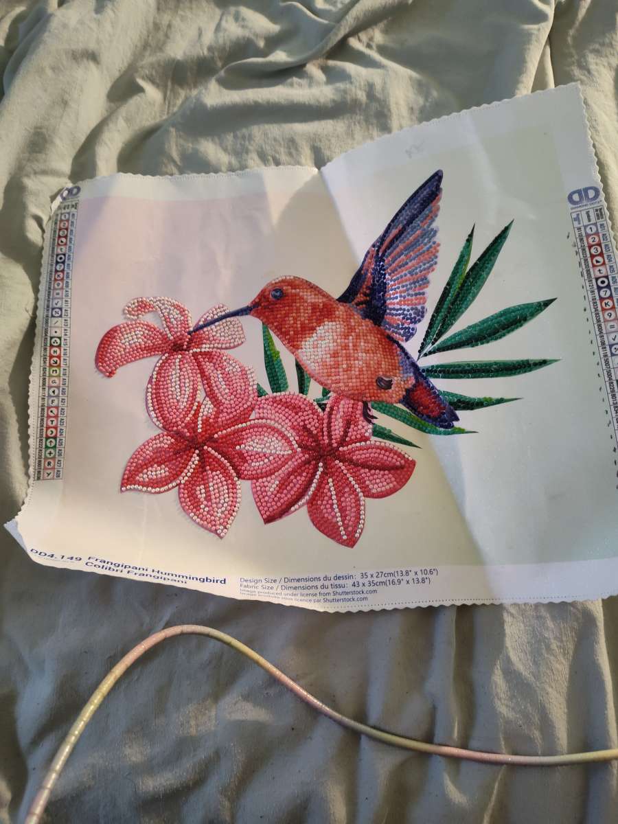 mockingbird diamond art complete