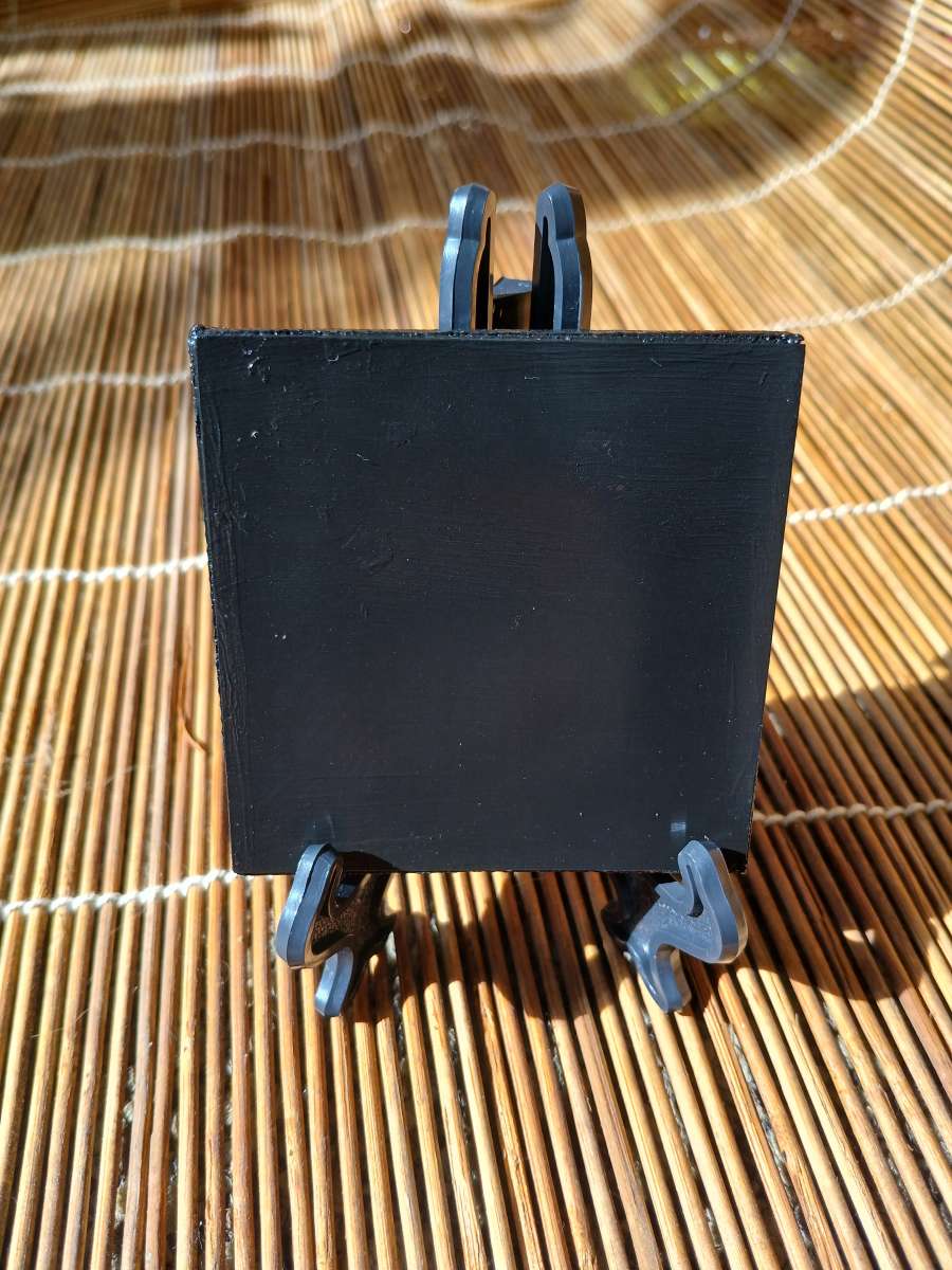 Orb Aftermath Acrylic Pour Painted Magnetic Stretched Canvas