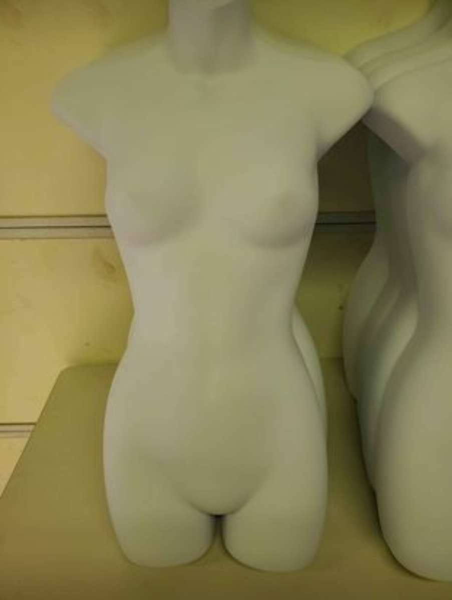 Female Molded White Form w Hook  Mannequin  Retail Boutique