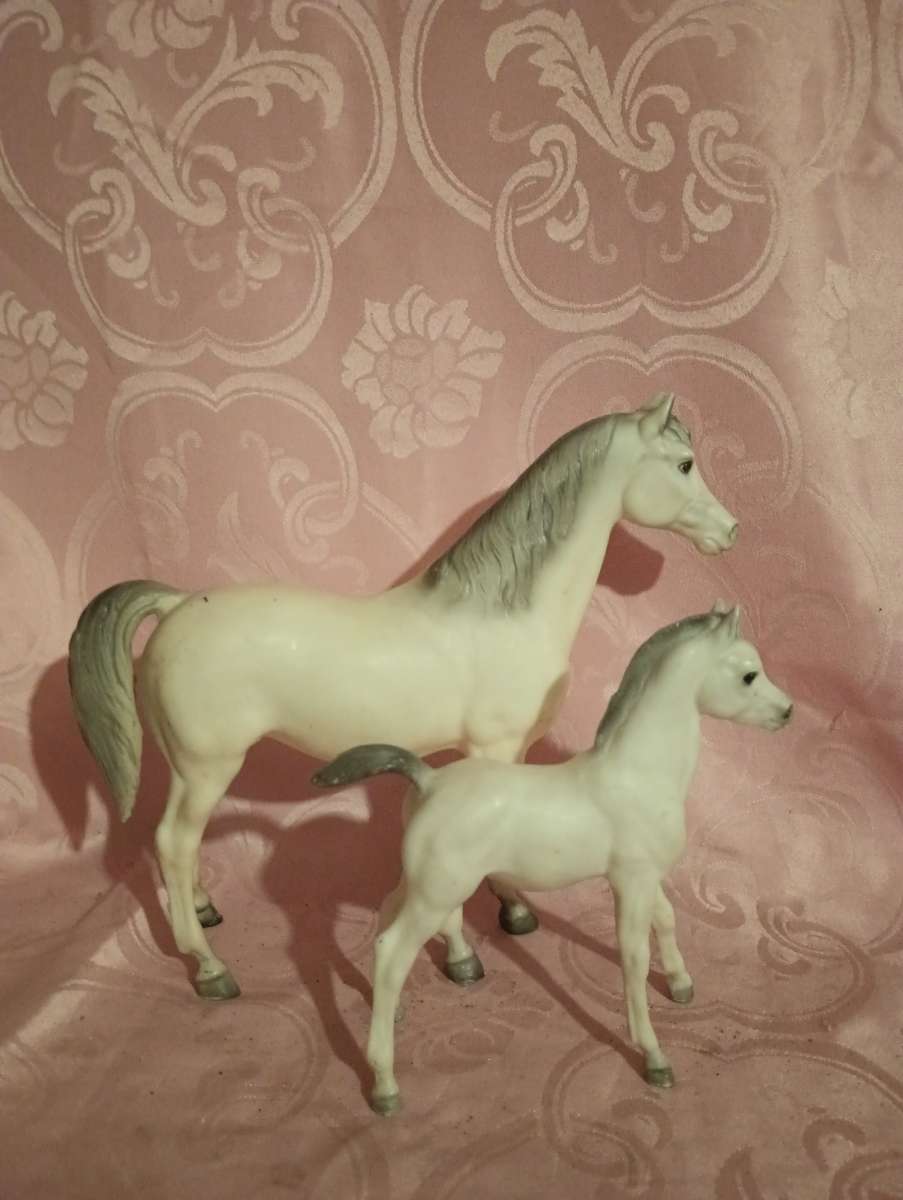 breyer Arabian mare and her foal