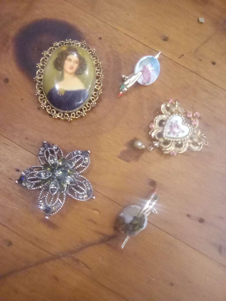 Broach style pins sold together or ask me about just one