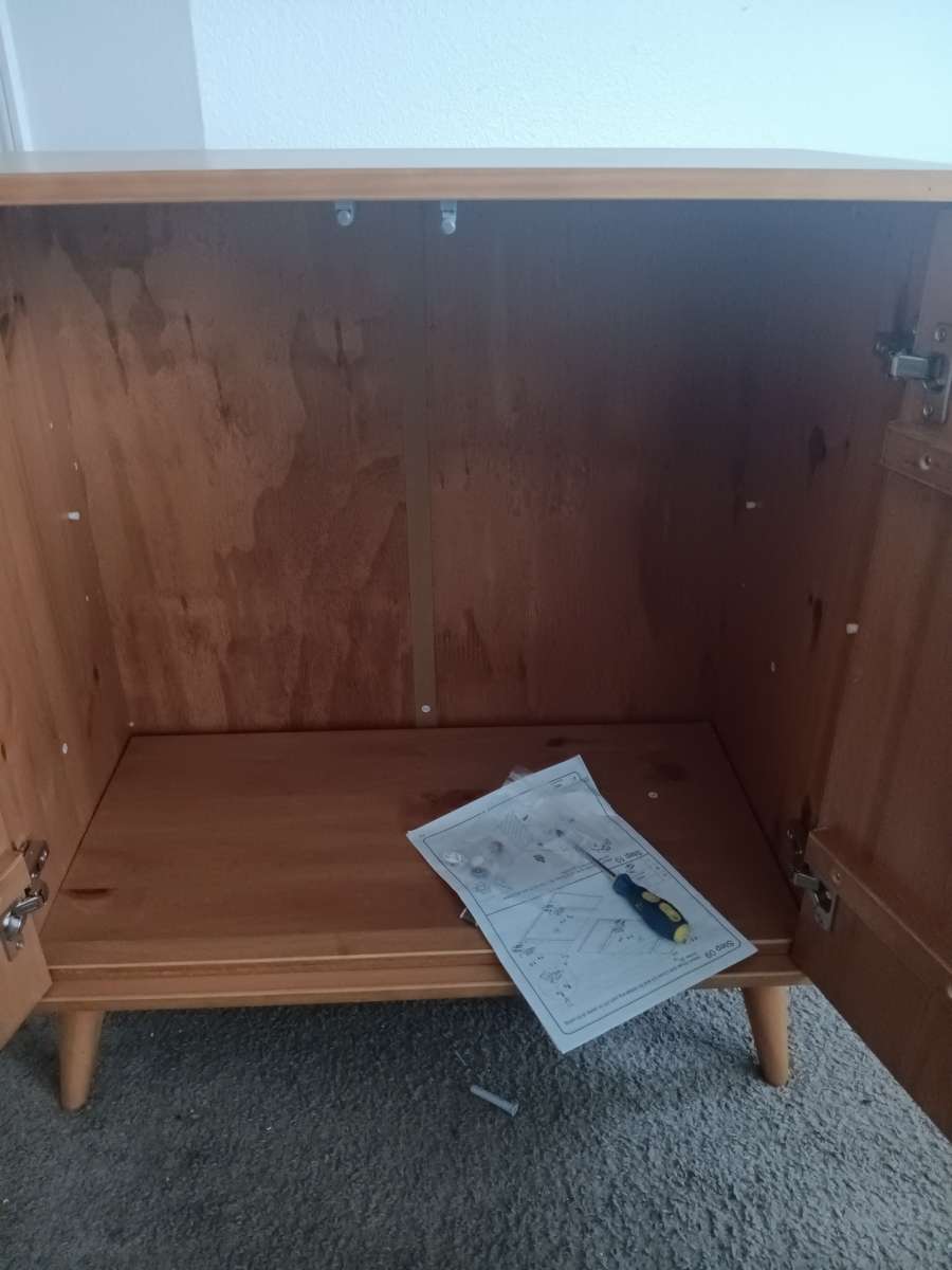 beautiful oak cabinet