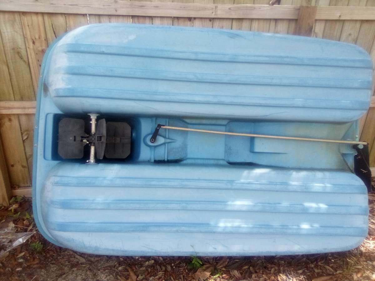 Two person foot peddle boat