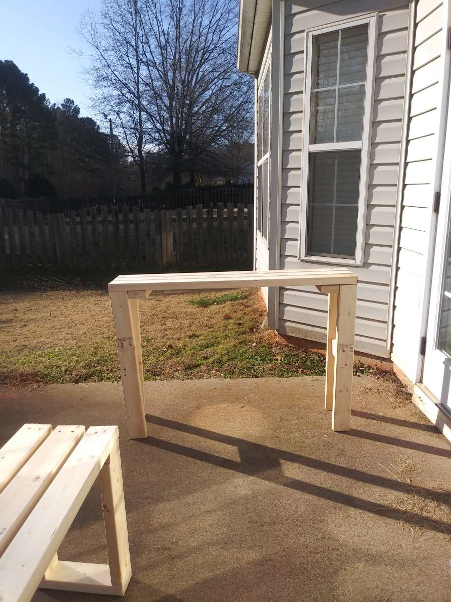 Consol Table and Bench