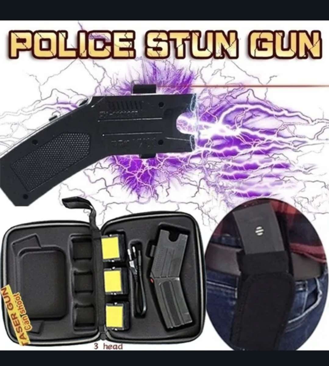 stun gun deployable