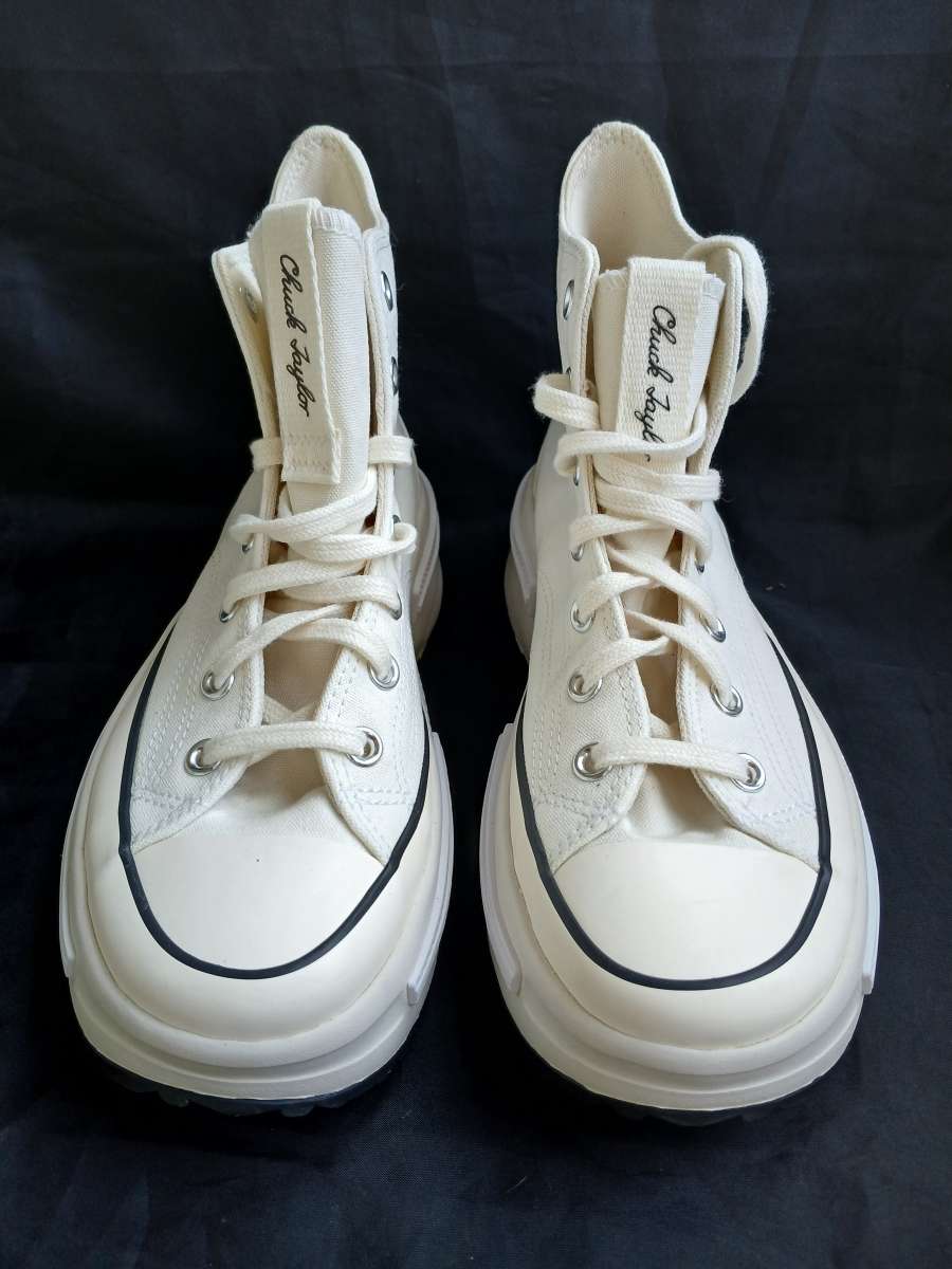 NEW Converse Unisex Run Star Legacy Hi Shoes Black White A00