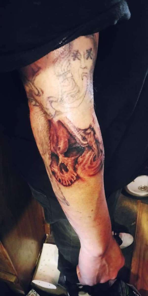 paintings I painted and tattoos