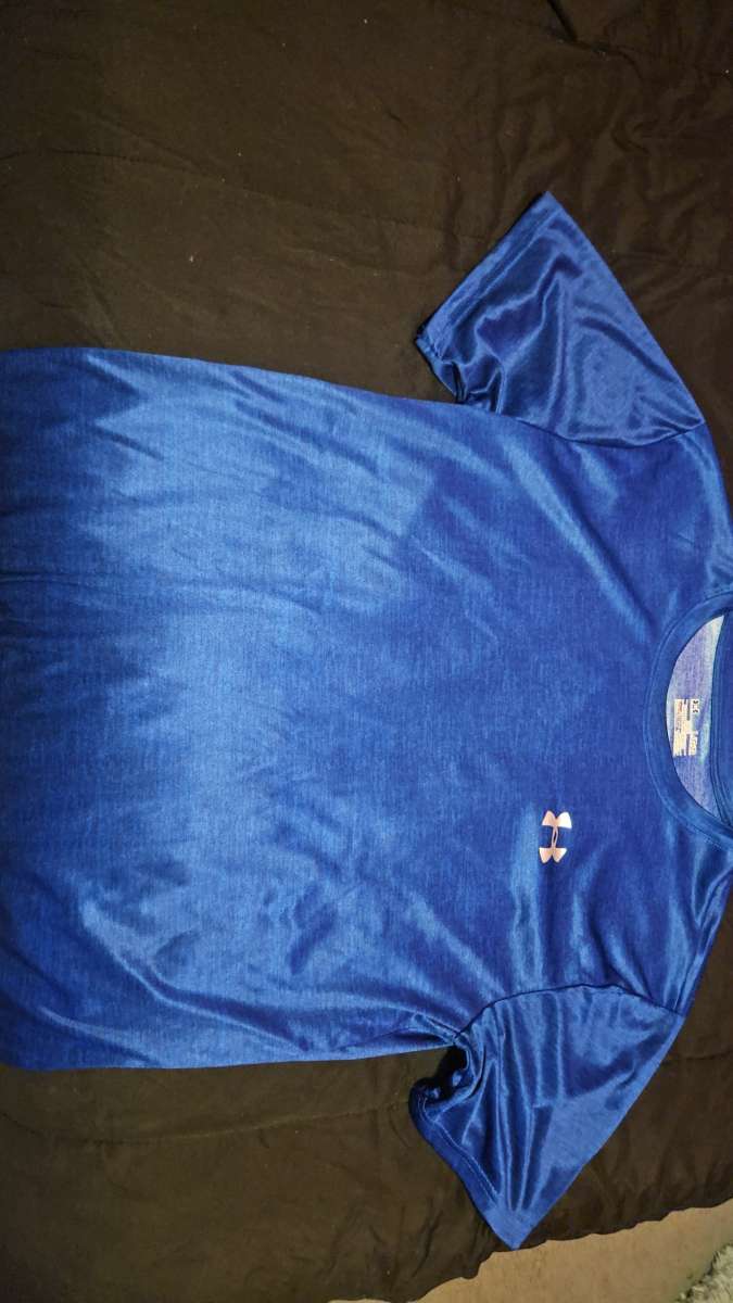Blue Mens Under Armor Shirt