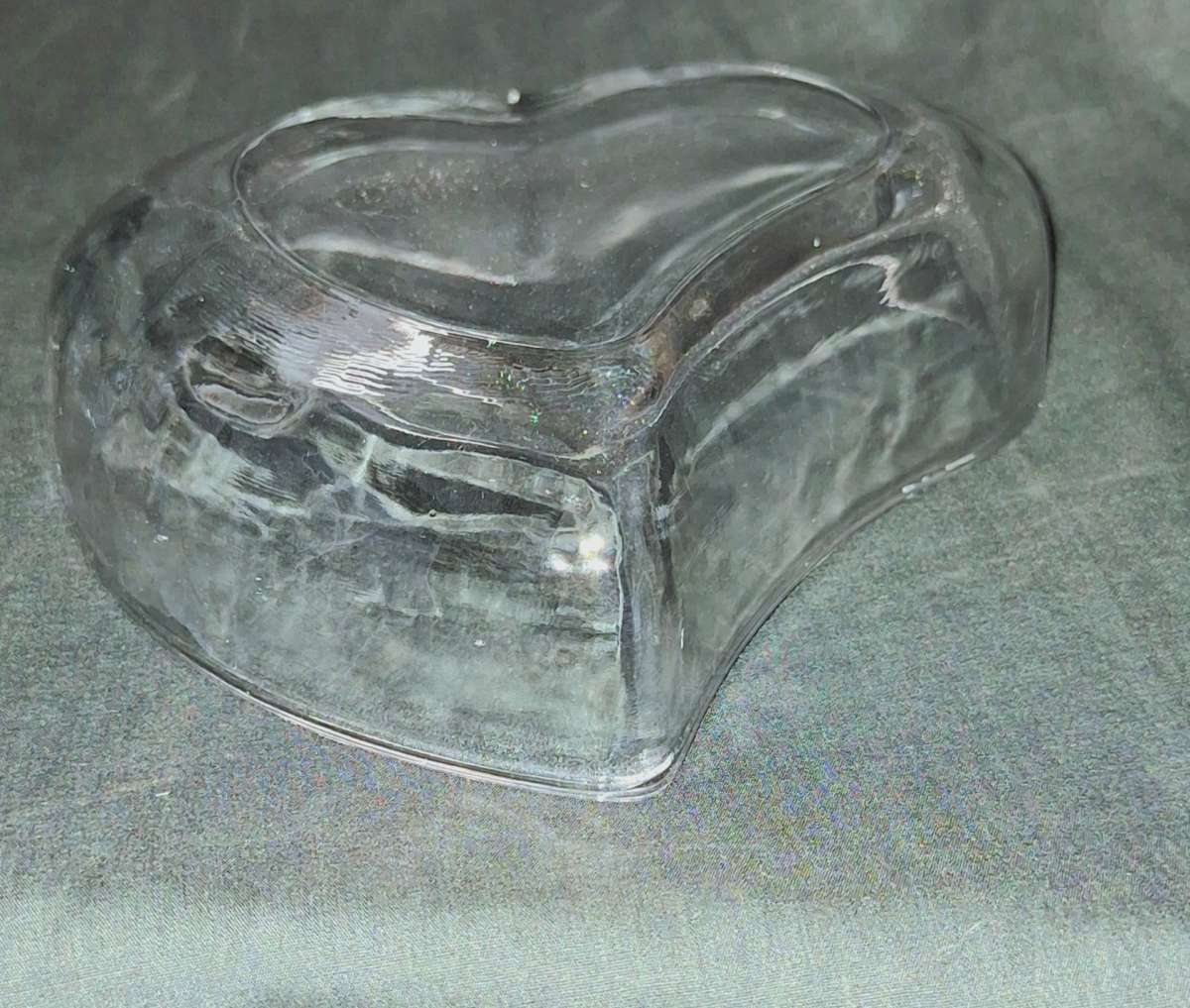 Glass Crystal Heart Dinning Set of 6