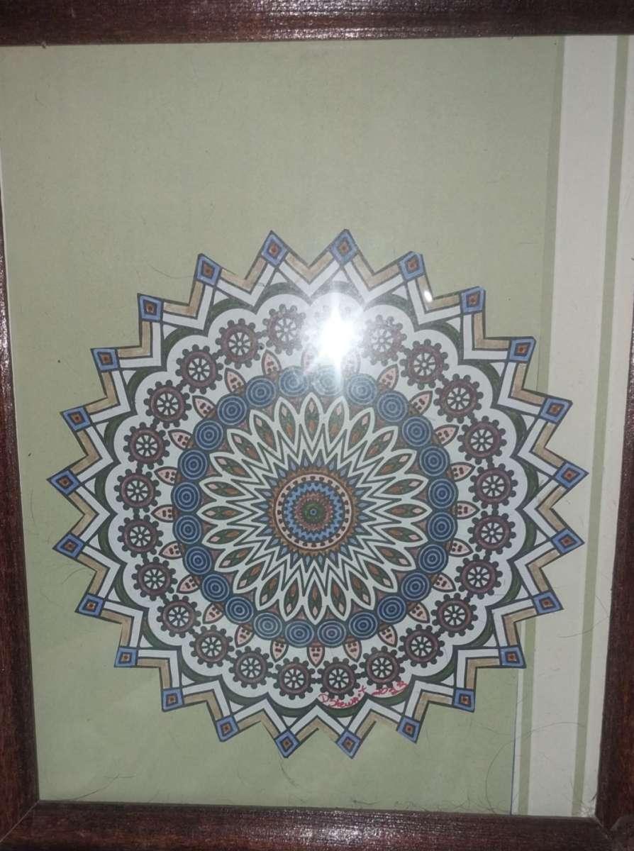 framed artwork I created signed and dated