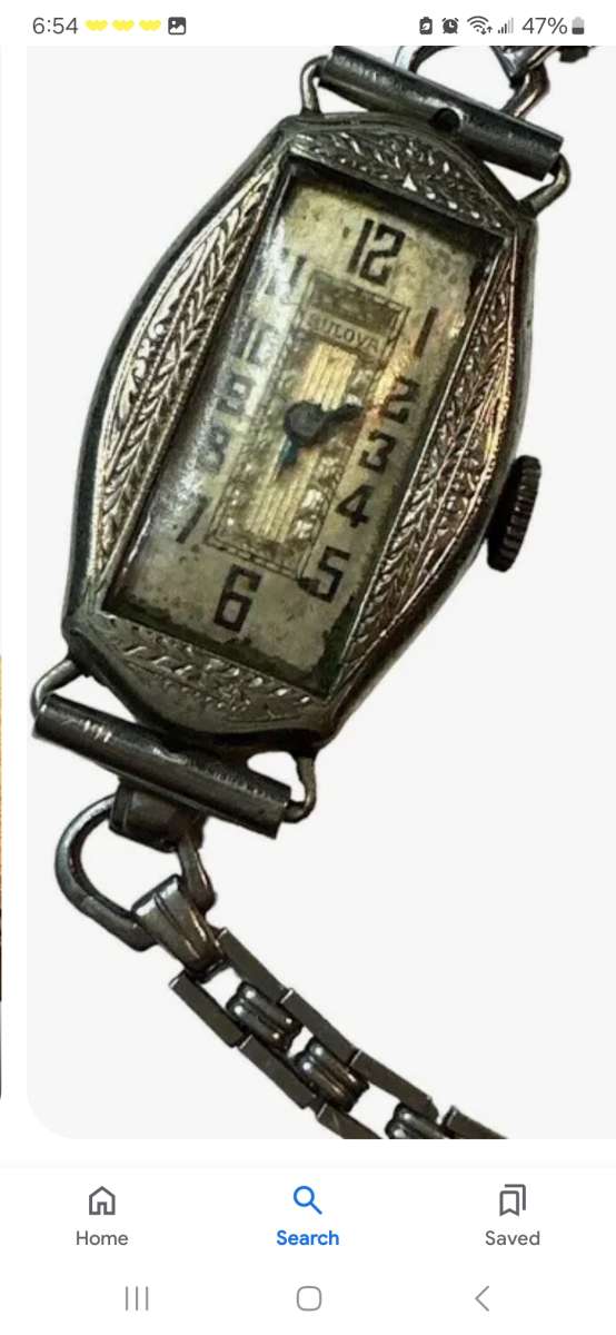 ladys 1924 bulova windup works like new