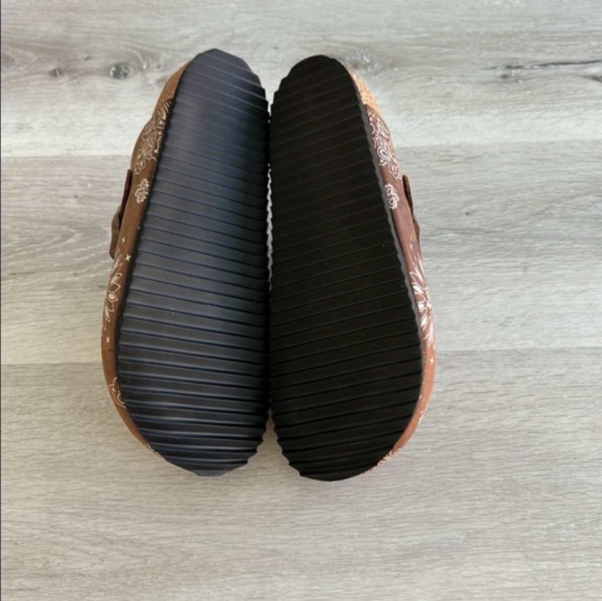 Bravest Studio London Mule Mocha Paisley 9 NWT