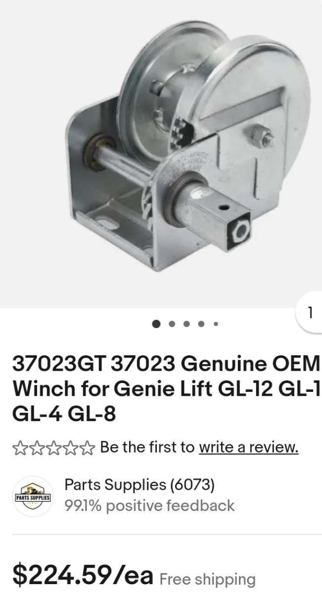 Genie material lift