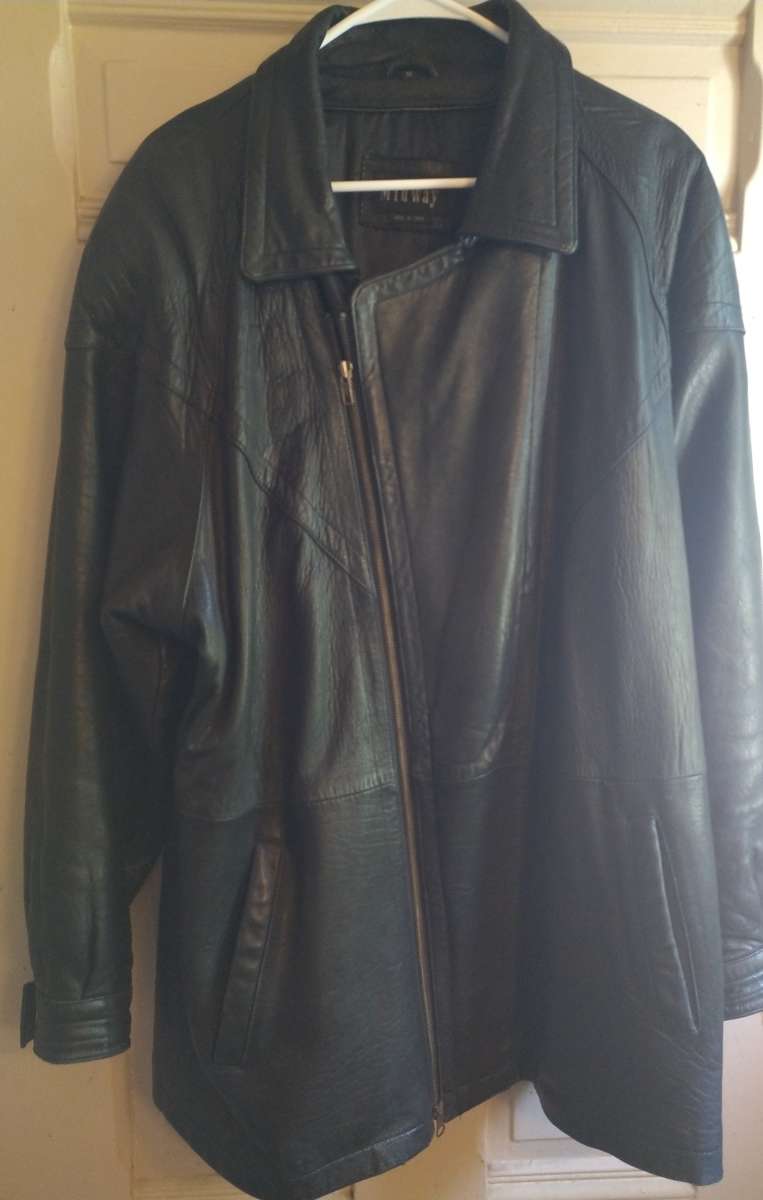MIDWAY BLACK LEATHER JACKET
