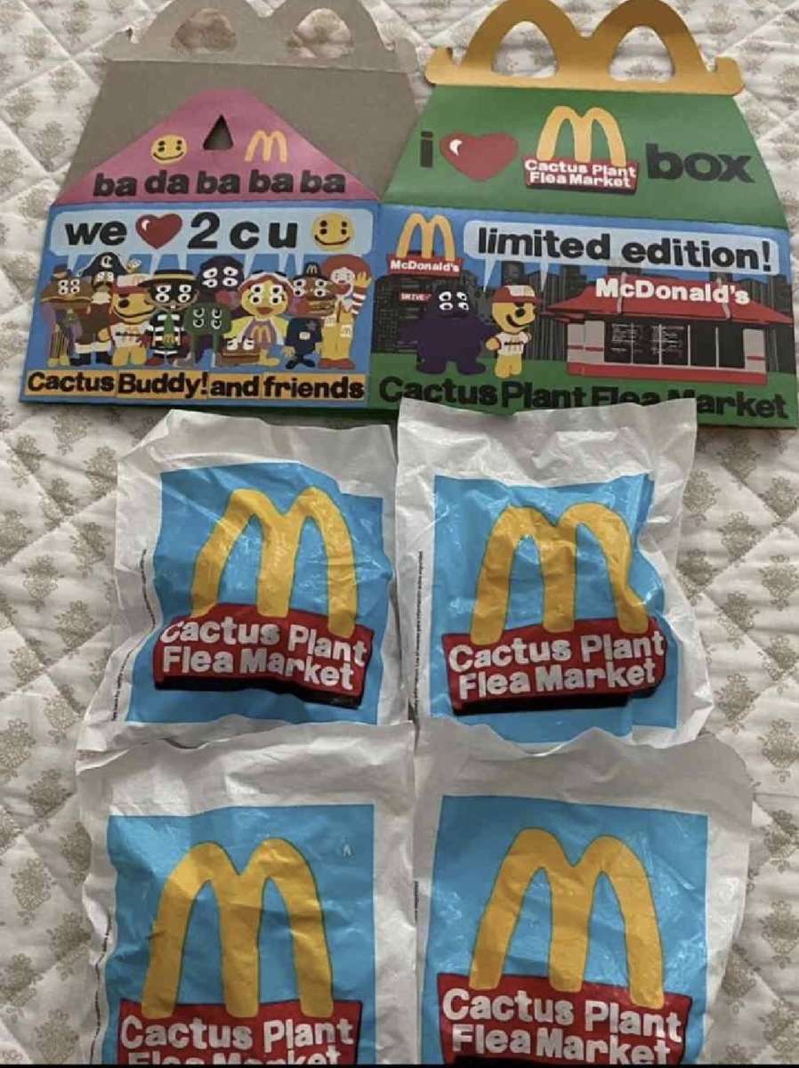 limited Edition McDonalds Cactus plant happy meal toys