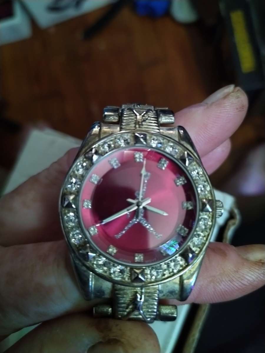 vintage Michael Jordan bling watch