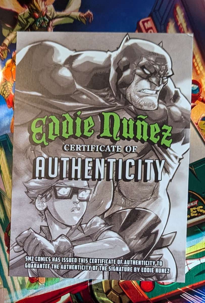 TMNT TURTLES comic book size  Metal art print signed