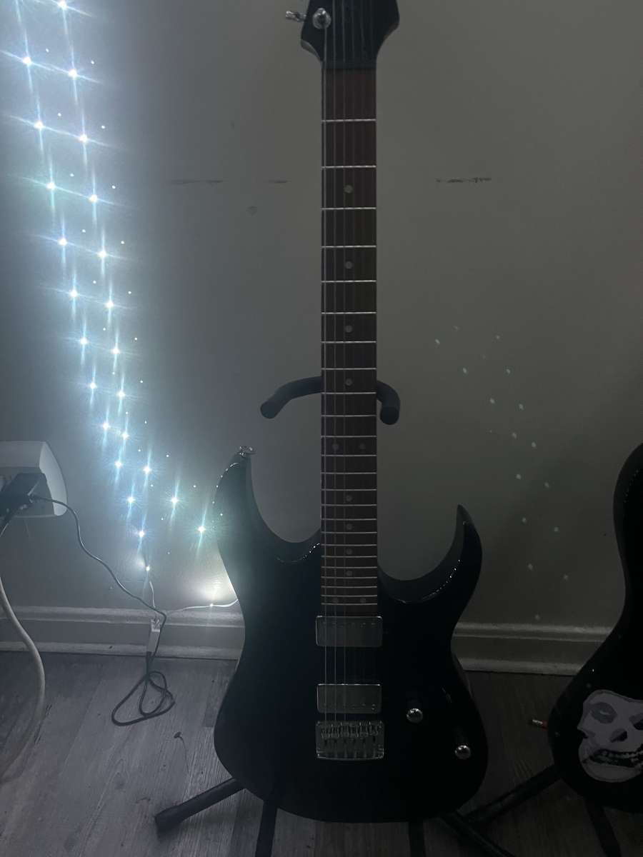 Ibanez guitar and noise gate pedal