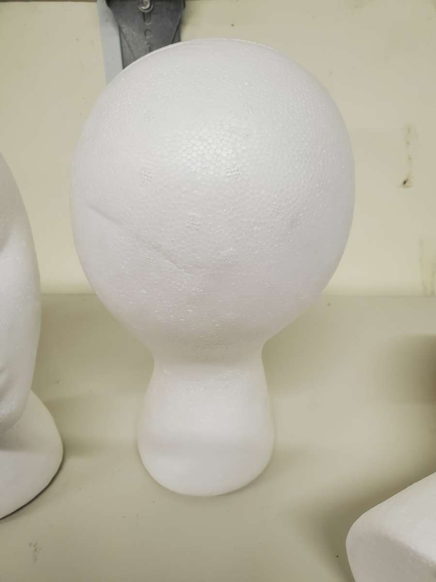 Mannequin Heads  3 Pack  Styrofoam Boutique RRR Apparel