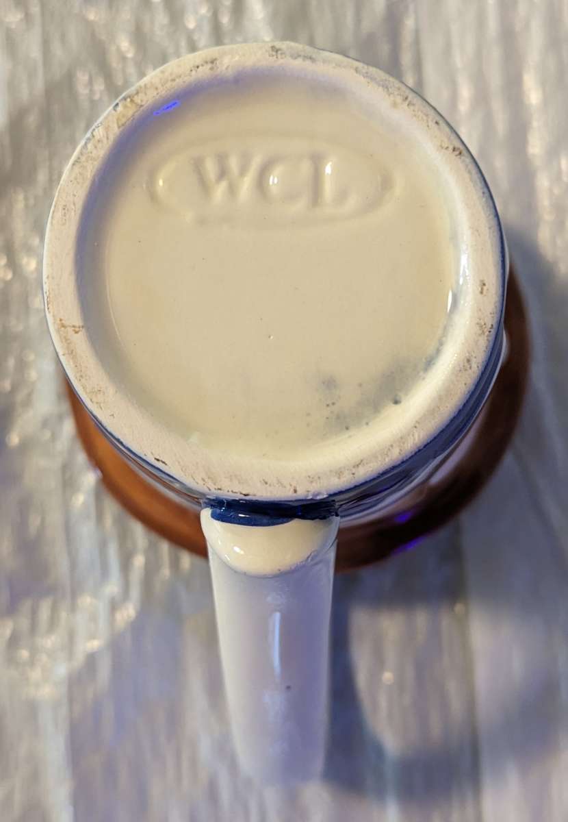 Rare Vintage WCL 3D Ceramic Thanksgiving Pilgrim Mug