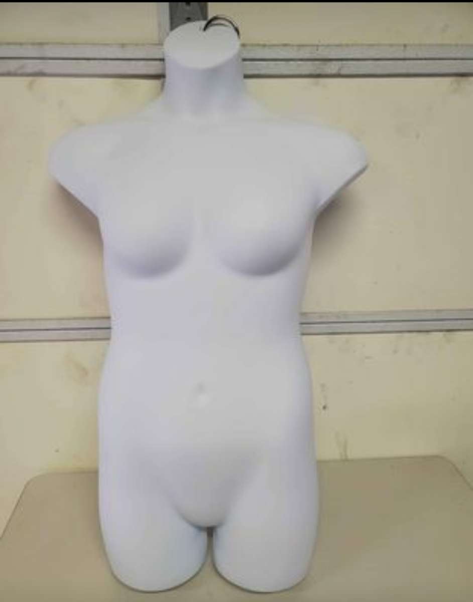 White Molded Female Mannequin With Hook  Boutique  RRR Appar