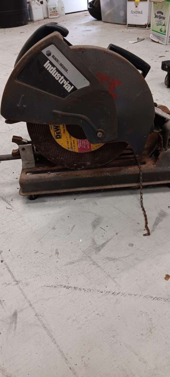 Black and decker industrial chop saw