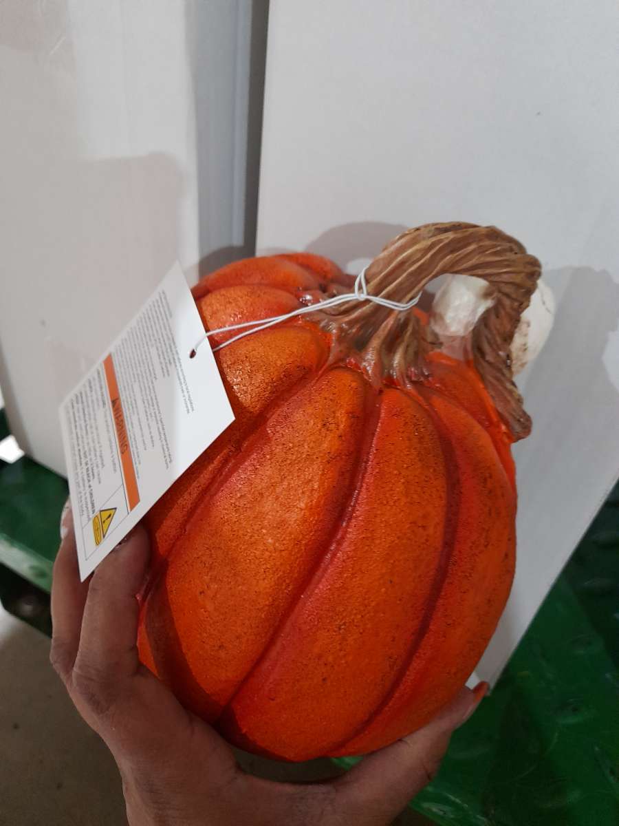 Halloween lighted pumpkin