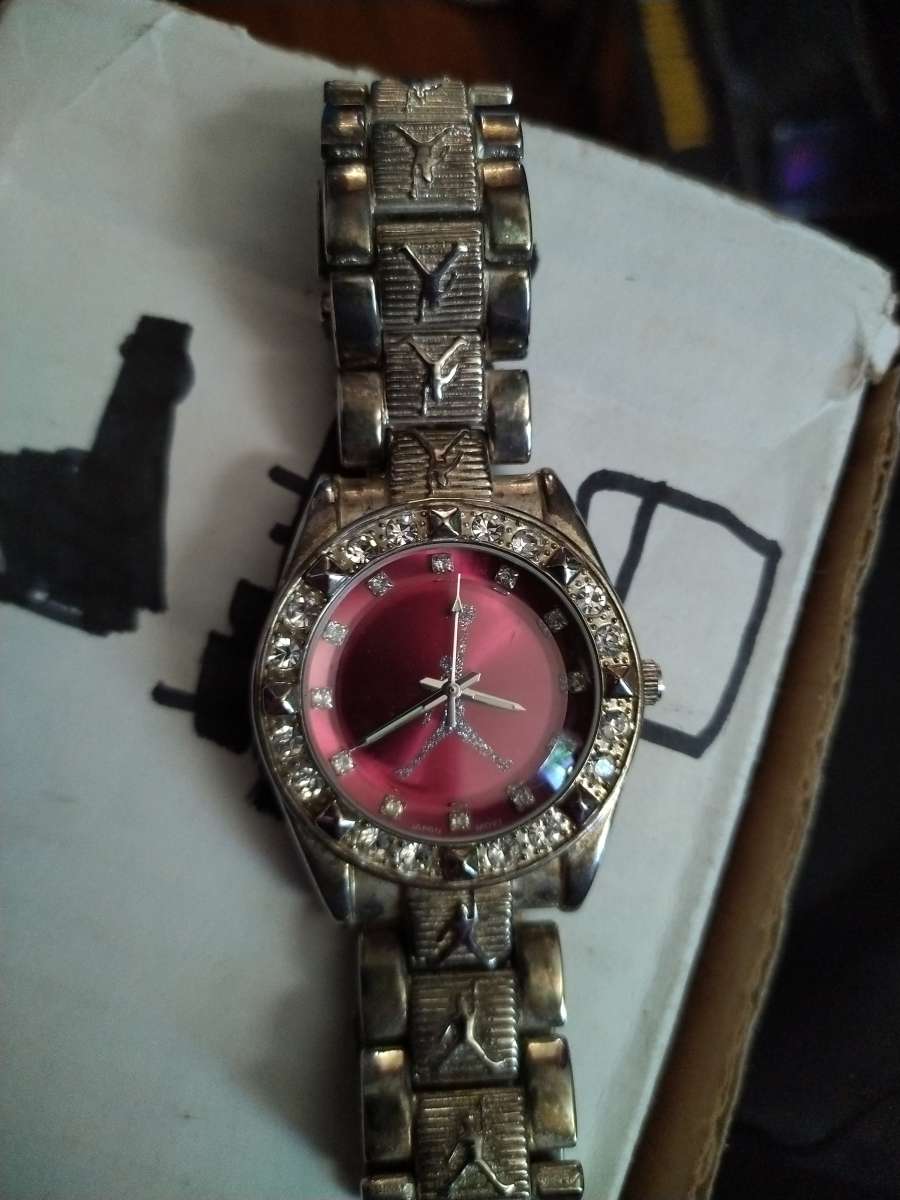 vintage Michael Jordan bling watch