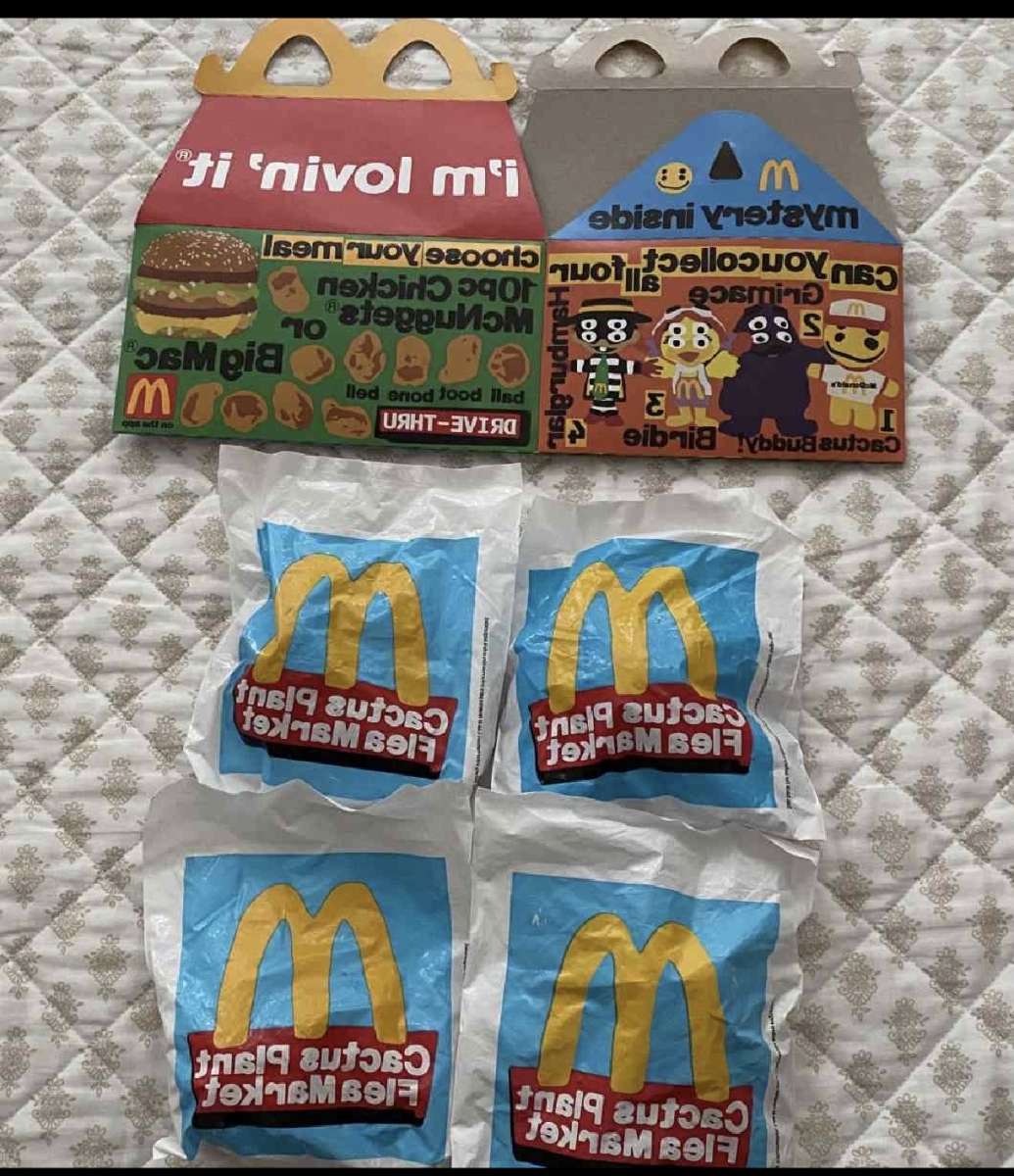 McDonalds Cactus Plant Toys