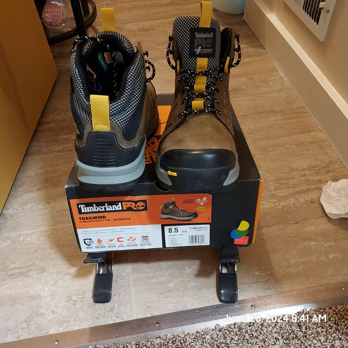 Timberland boots Safety Composite Toe Mens 85  Work boots