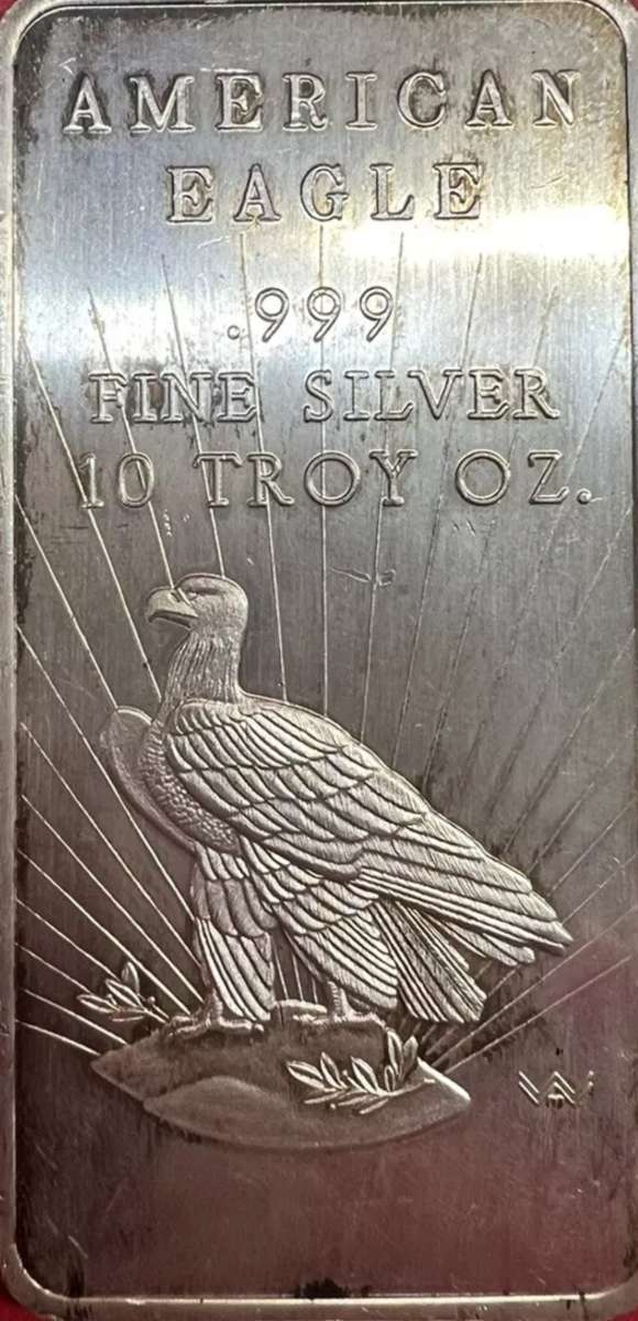 world wide mint American eagle vintage 10oz bars