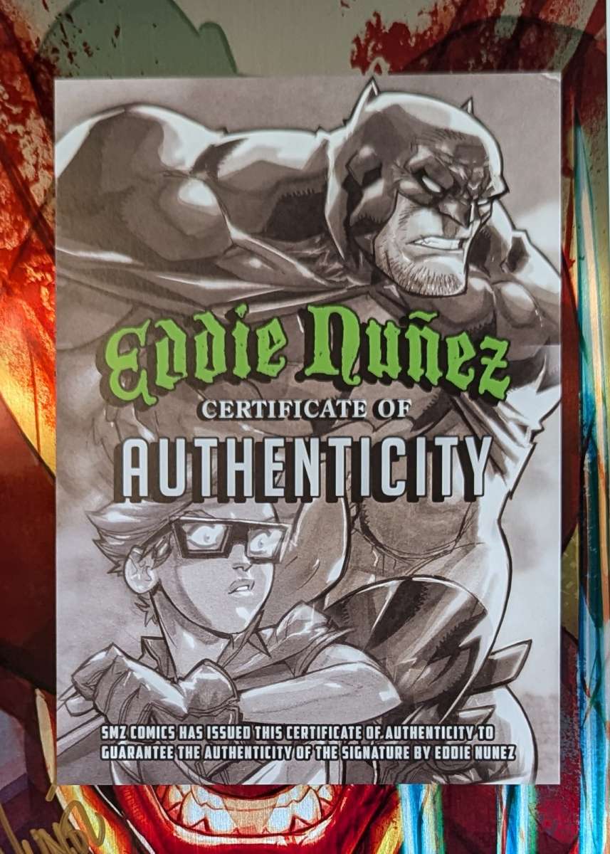 Wolverine Comic Size Metal ART PRINT SIGNED WITH COA