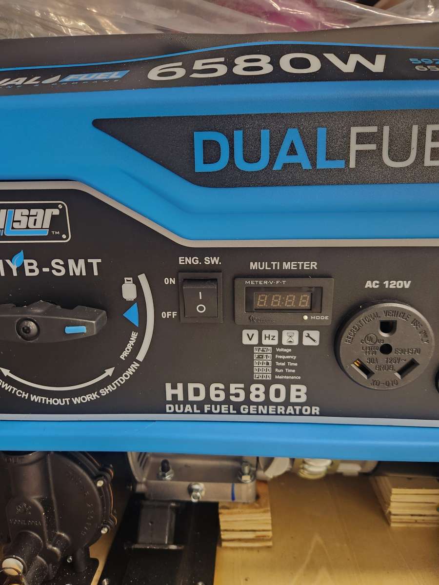 NEW Pulsar Generator 65805300 Watt Dual Fuel Gas AND Propane