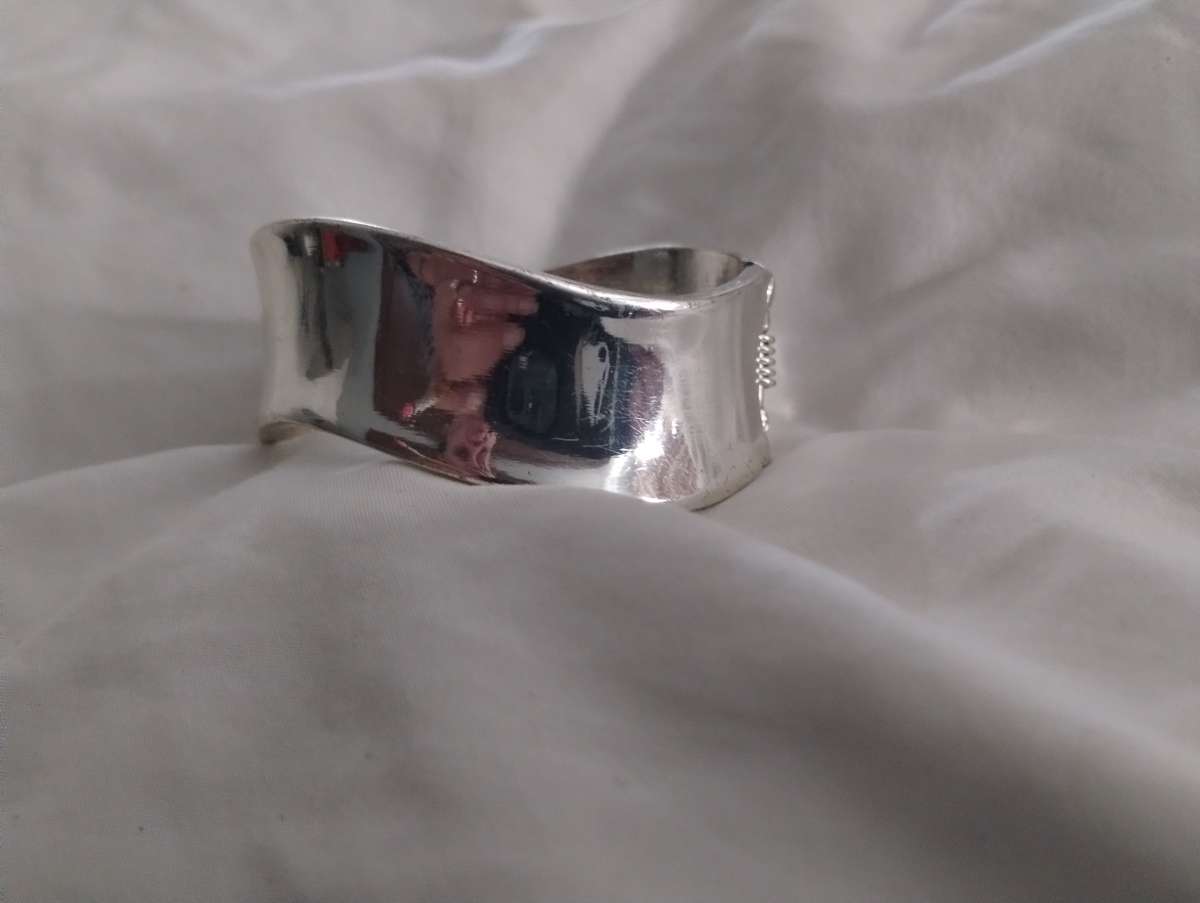 silver cuff bracelet