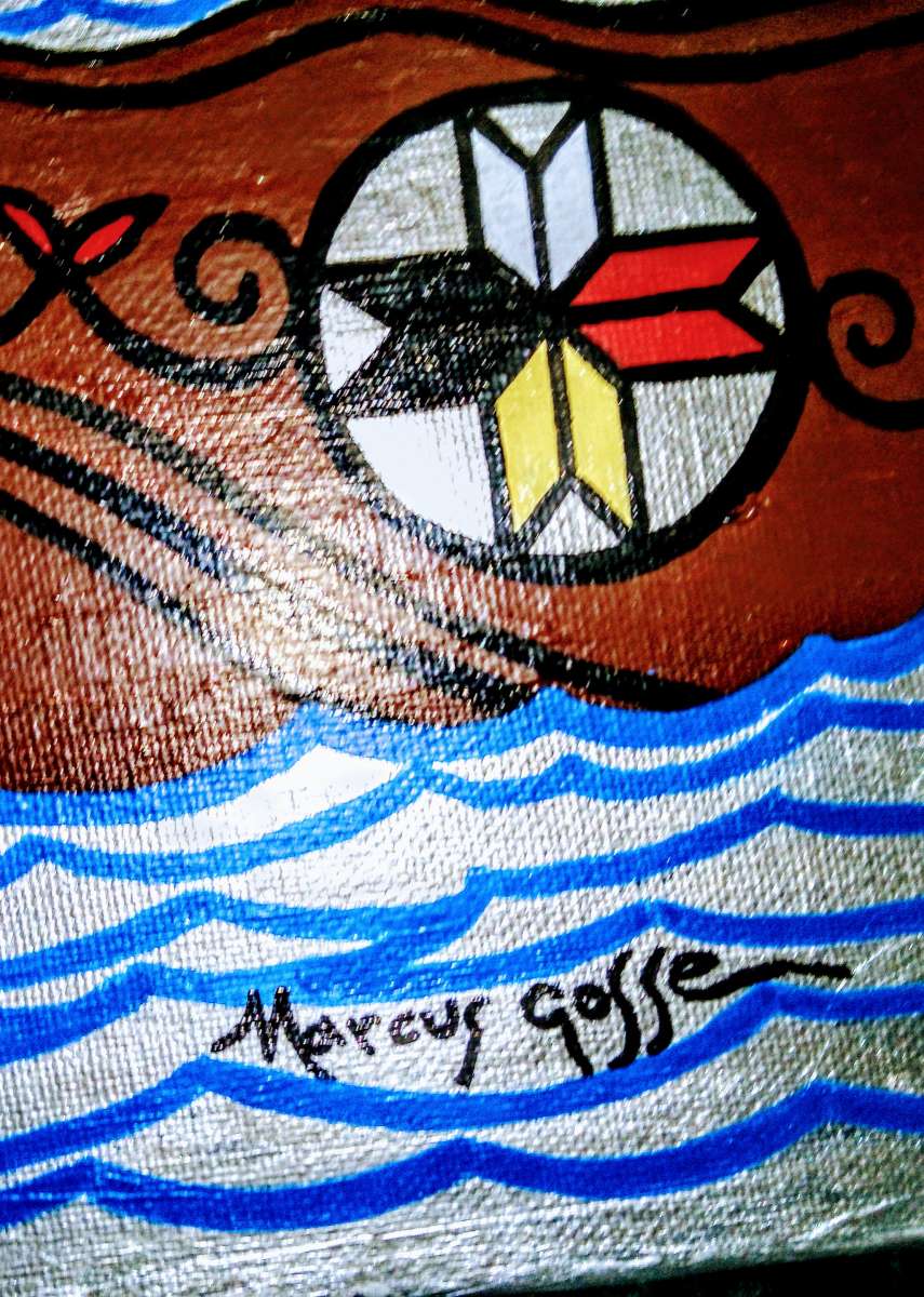 oil acrylic painting by world famous Marcus Gosse