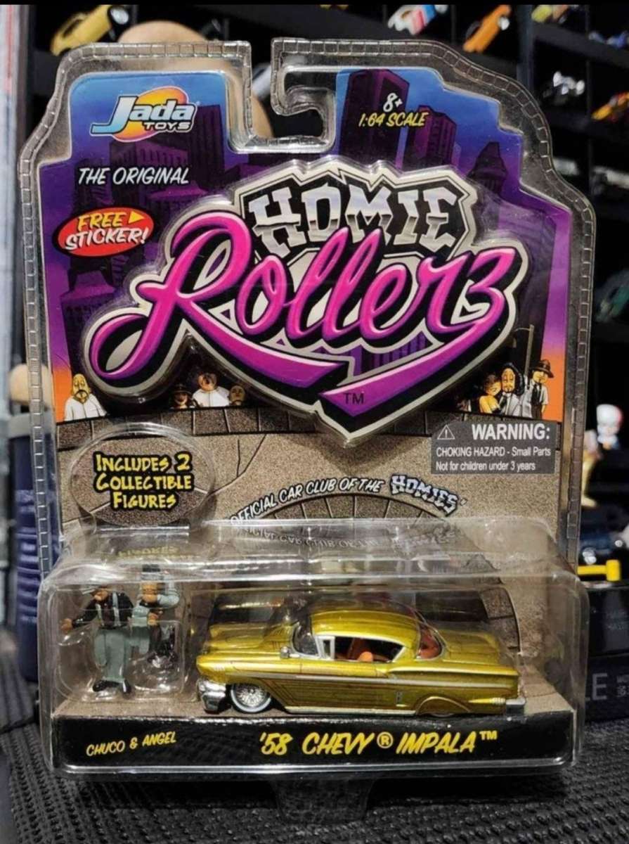 Jada Toys Homie Rollerz 58 Chevy Impala Lowrider 164 Diecast