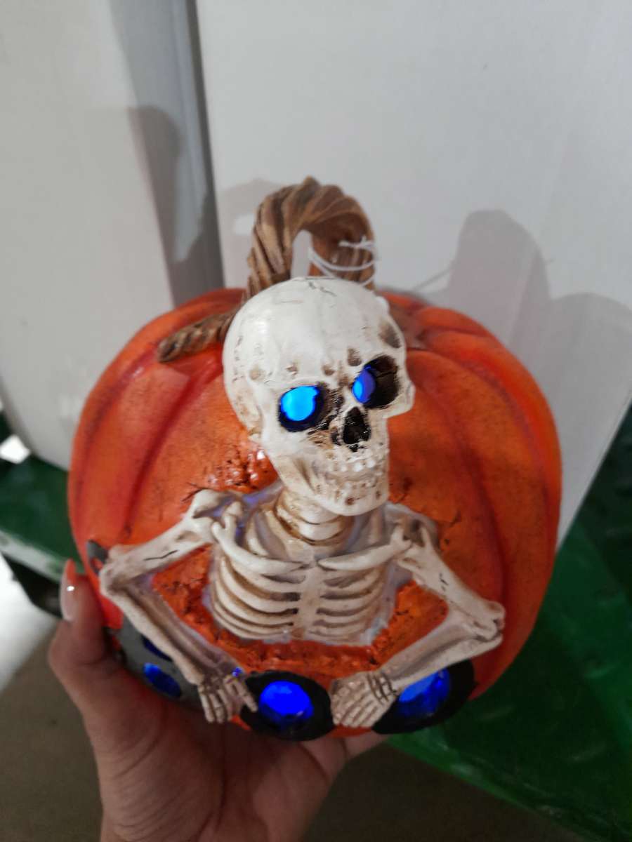 Halloween lighted pumpkin