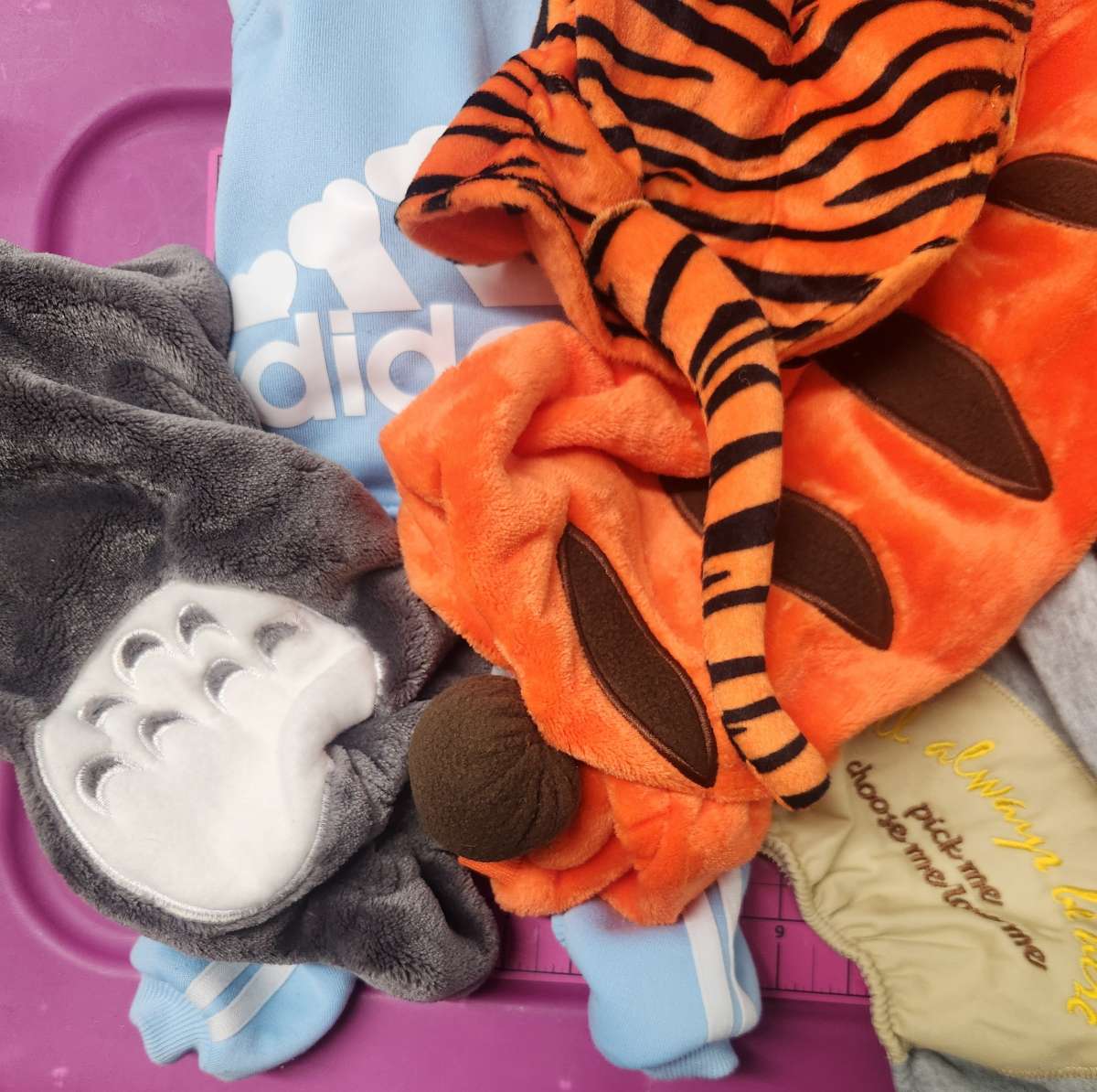 Pet Dog Lot of 5 Full Length Outfits Never Worn SZs ML